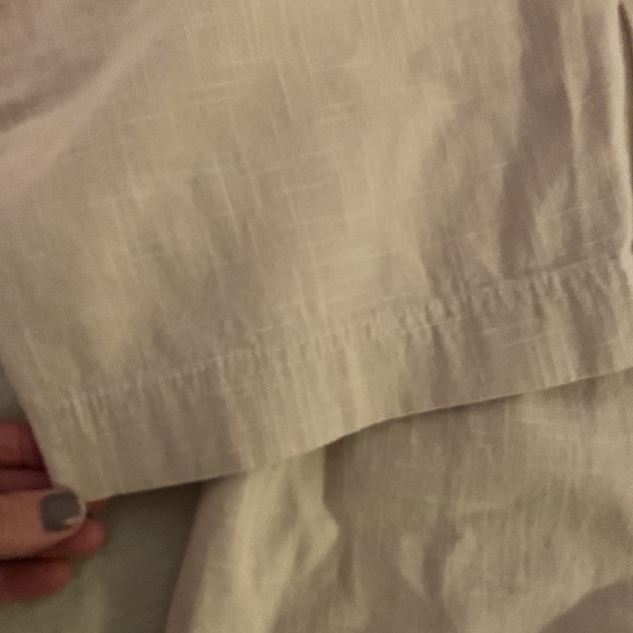 Free People Cream Wide Leg Pants - Picture 6 of 9